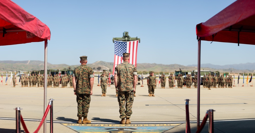 Headquarters and Headquarters Squadron MCAS Camp Pendleton Change of Command