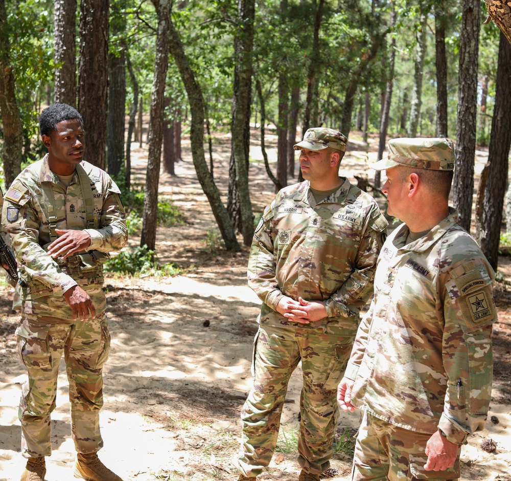 Sergeant Major of the Army Visits Drill Sergeants At Fort Jackson