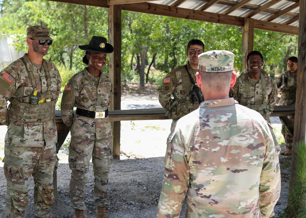 Sergeant Major of the Army Visits Drill Sergeants at Fort Jackson