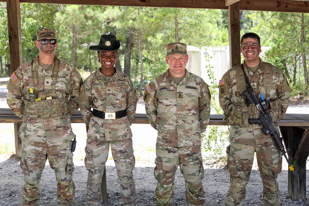 Sergeant Major of the Army Visits Drill Sergeants at Fort Jackson