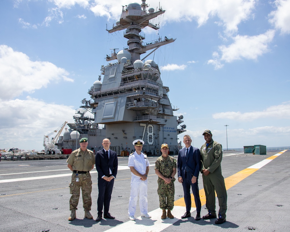 Danish Ambassador Visits USS Gerald R. Ford