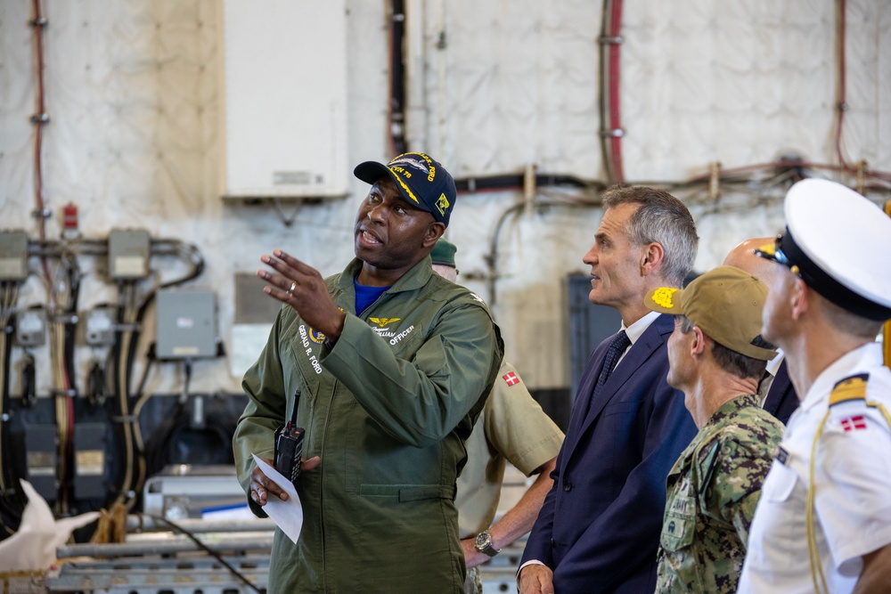 Danish Ambassador Visits USS Gerald R. Ford