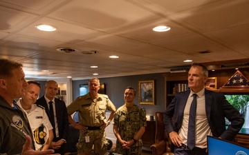 Danish Ambassador Visits USS Gerald R. Ford