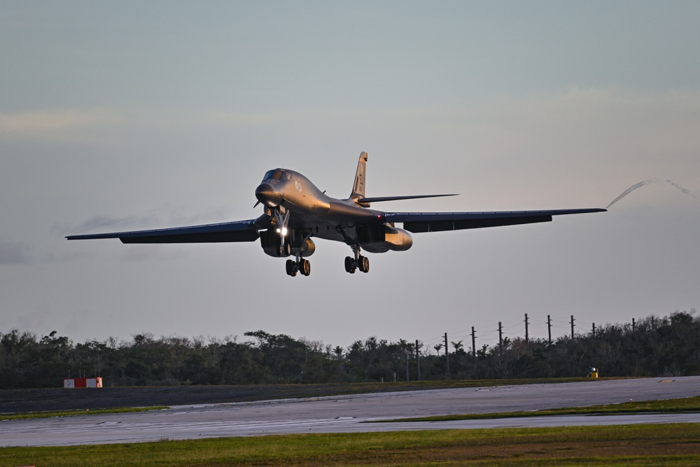 Bomber Task Force 24-6 mission continues