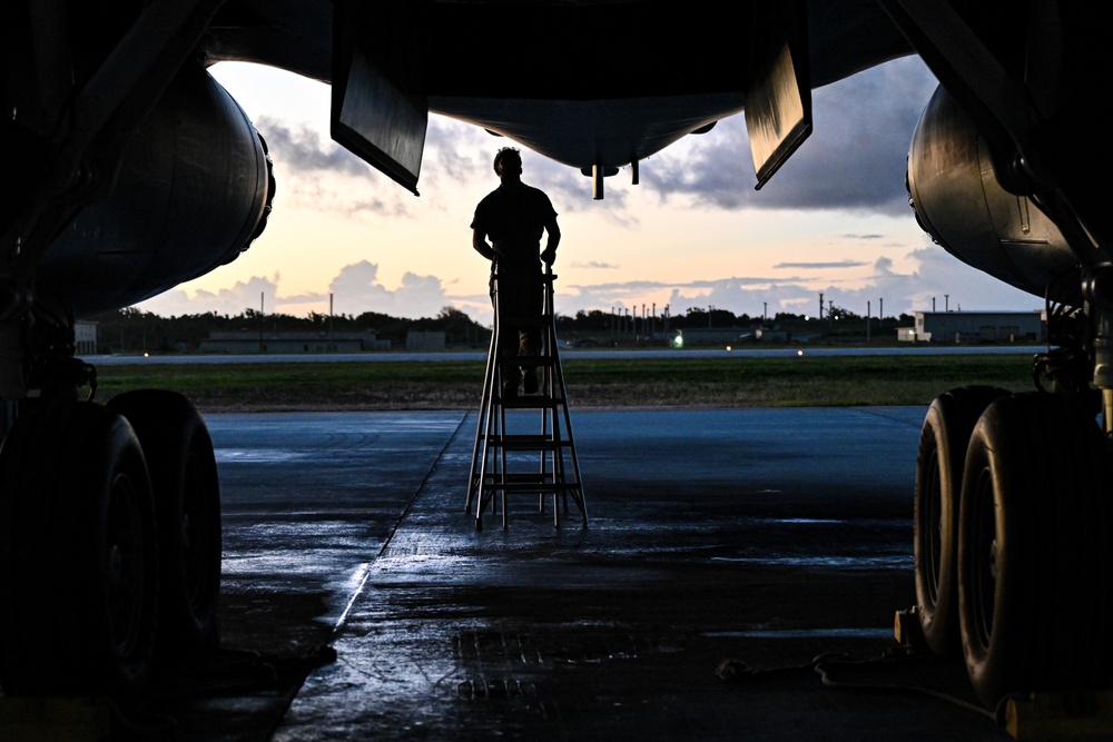 Bomber Task Force 24-6 mission continues