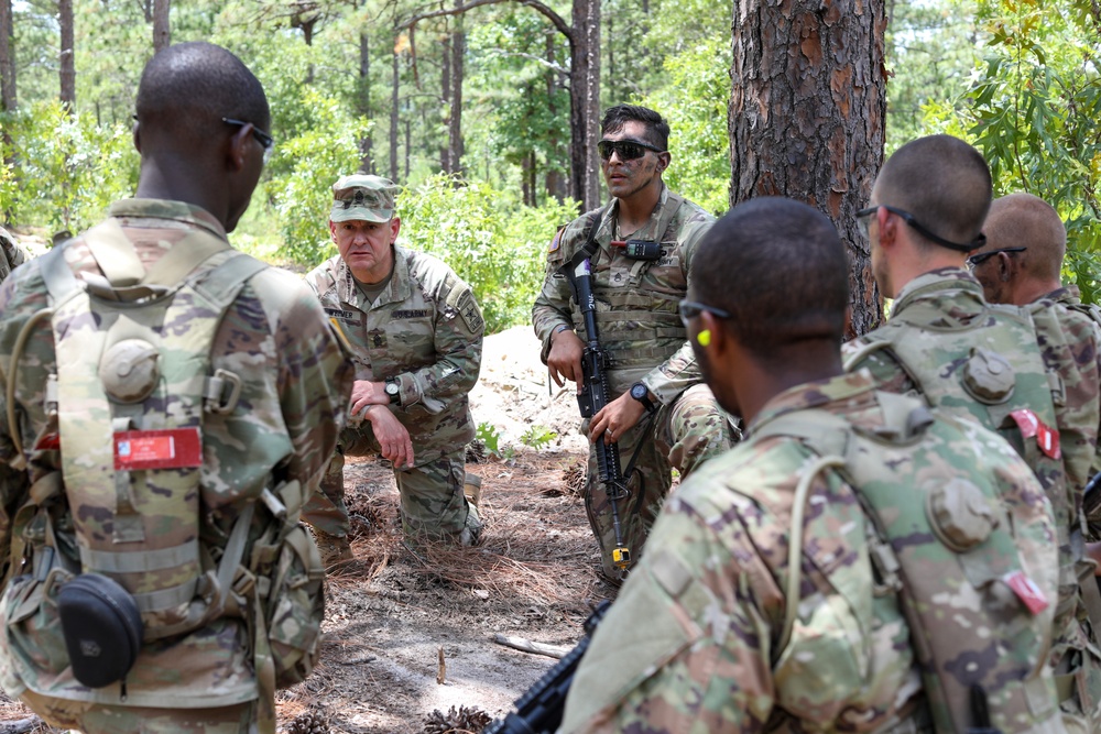 Sergeant Major of the Army Visits Drill Sergeants at Fort Jackson