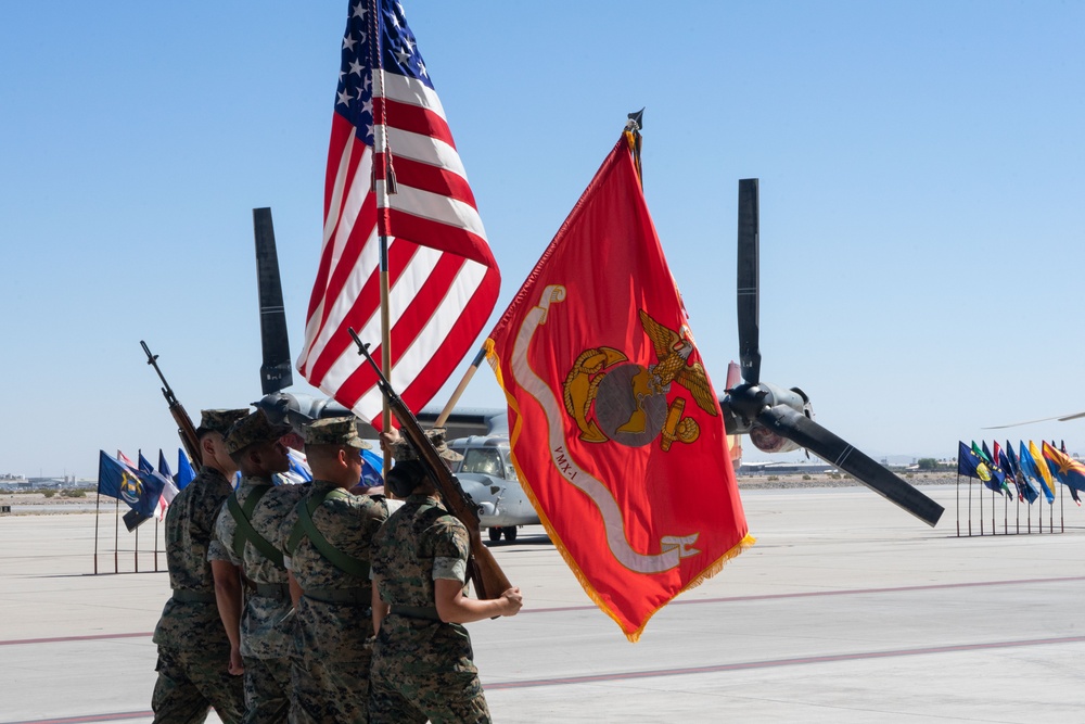 VMX-1 hosts change of command ceremony