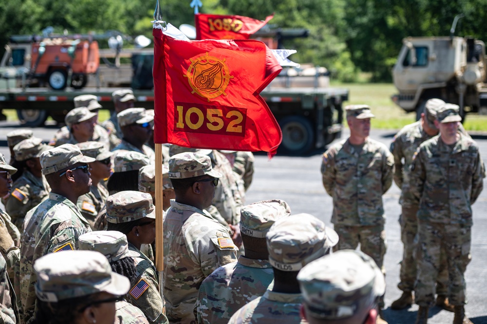 1050th Transportation Battalion Conducts Joint Operation With 437th Airlift Wing