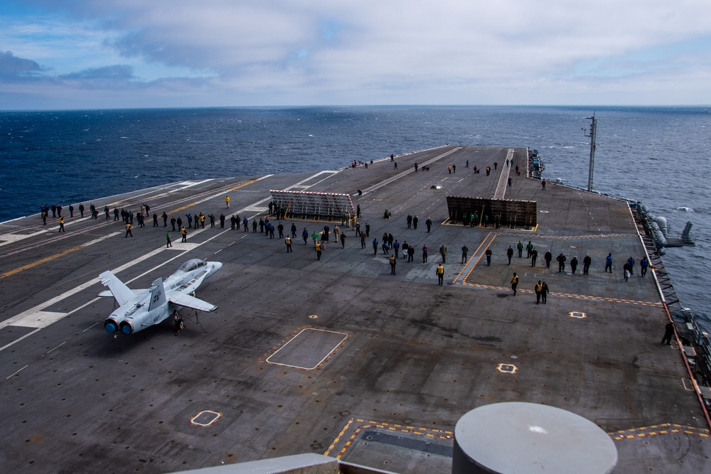 Sailors Conduct FOD Walkdown