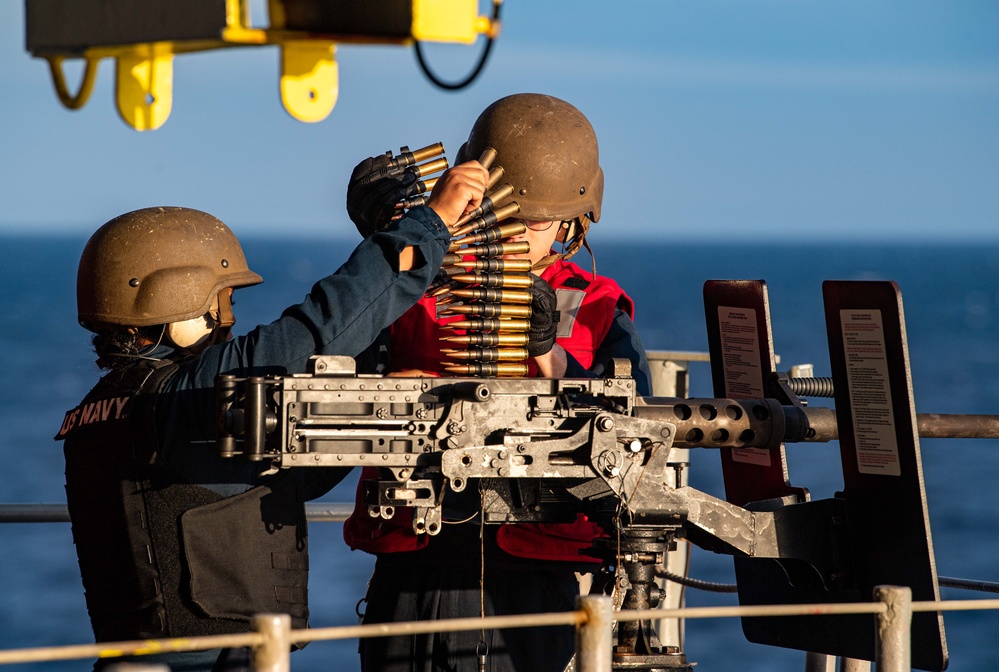 U.S. Navy Sailors Do Weapons Training