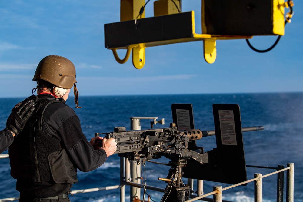 U.S. Navy Sailor Does Weapons Training