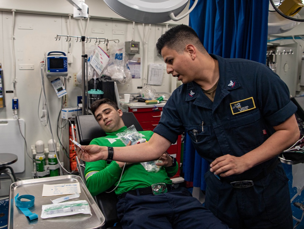 Sailors Participate in Medical Drill