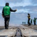 Sailors Prepare To Launch Catapult