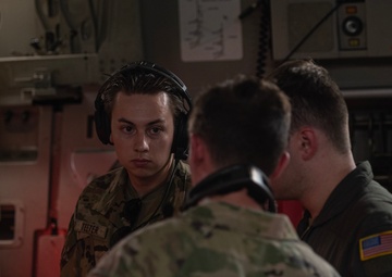 1050th Transportation Battalion Conducts Joint Operation With 437th Airlift Wing