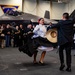 George Washington Hosts Formal Reception off the coast of Lima, Peru