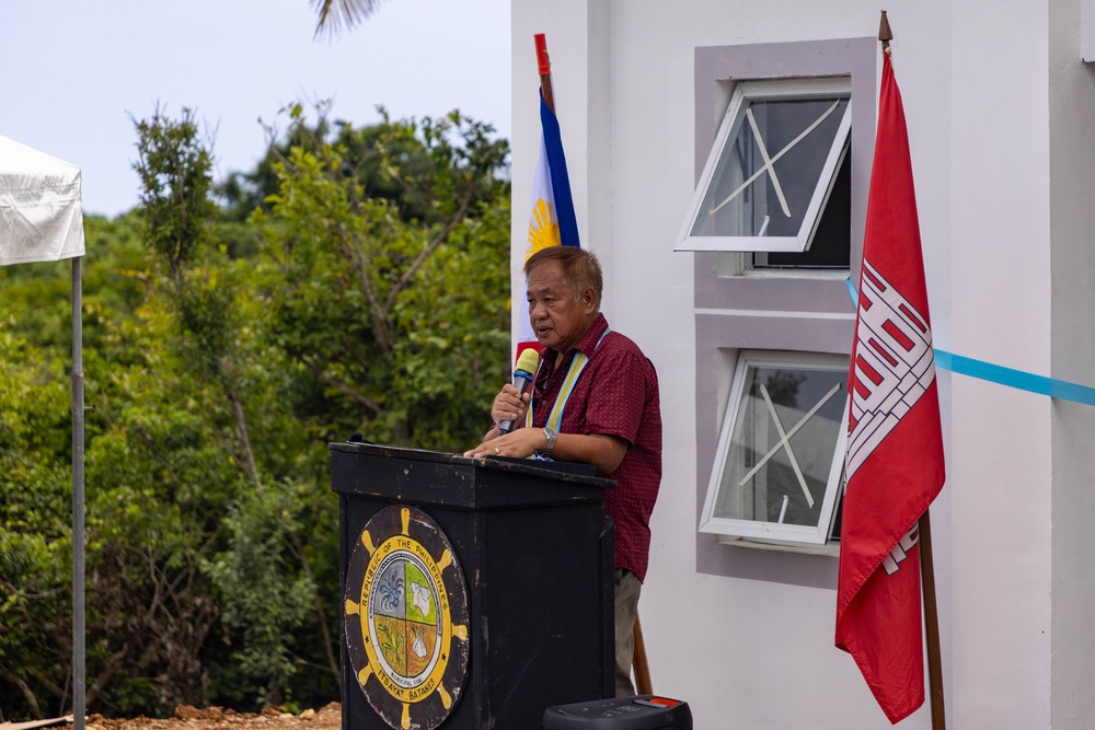 Provincial Government of Batanes hosts dedication ceremony for disaster relief warehouse with 130th Engineer Brigade