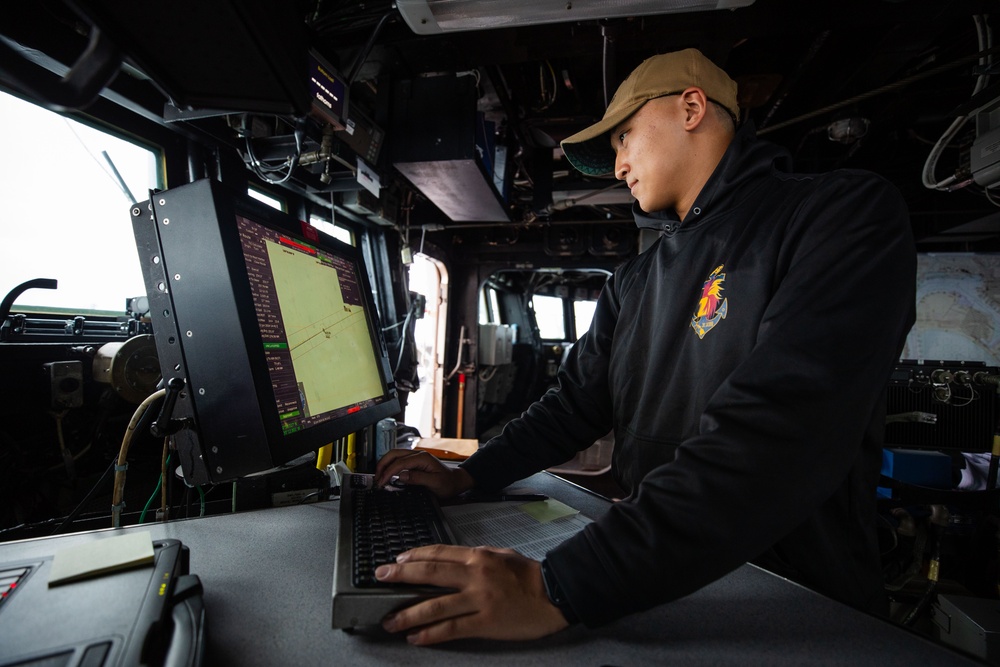 USS Fitzgerald Bridge Operations