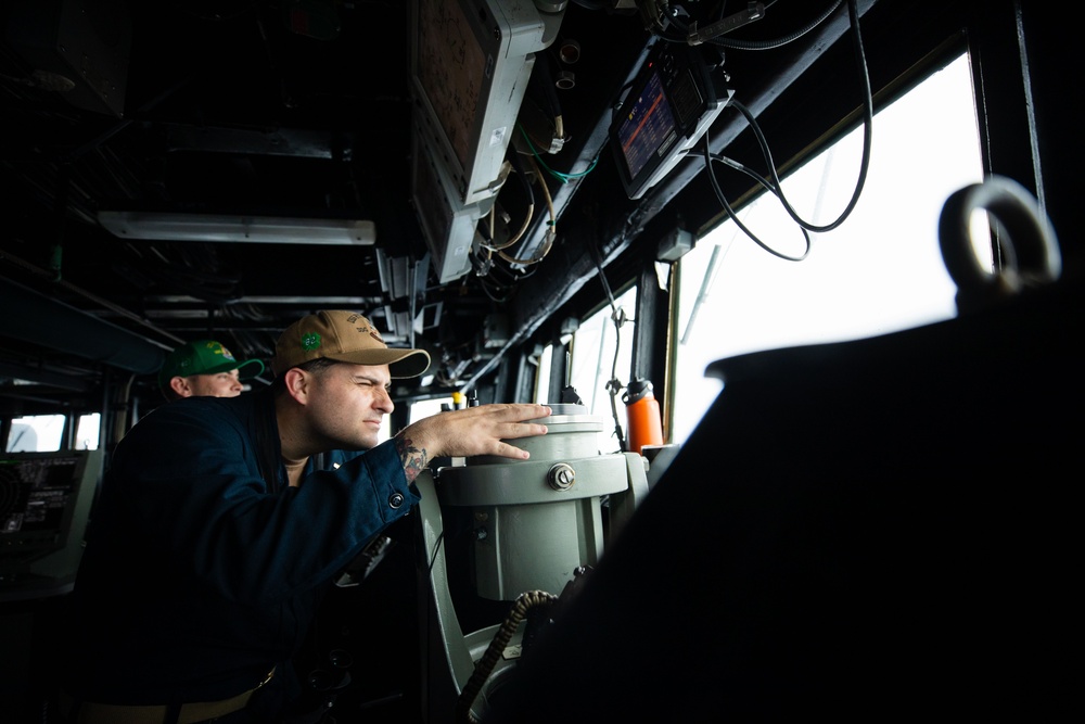 USS Fitzgerald Bridge Operations