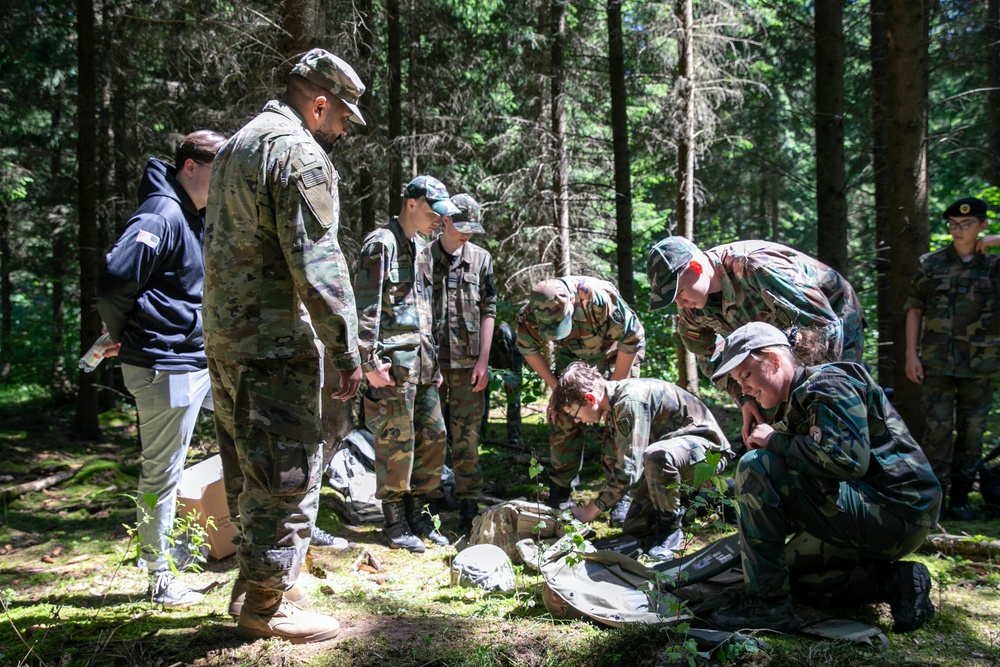 U.S. Army helps Lithuanian cadets honor Forest Brothers with land navigation event