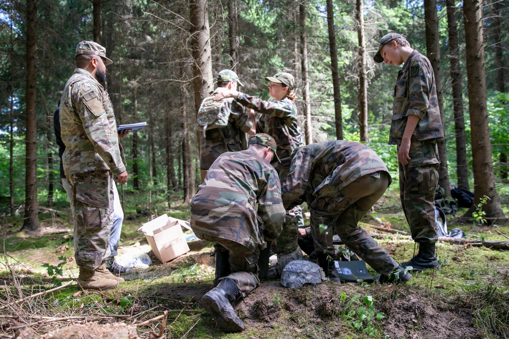 U.S. Army helps Lithuanian cadets honor Forest Brothers with land navigation event