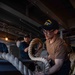 Sailors Handle Mooring Lines