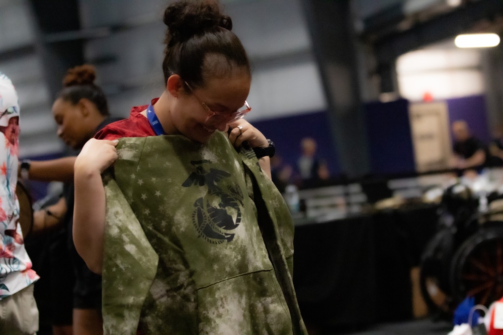 DoD Warrior Games athletes receive competition uniforms