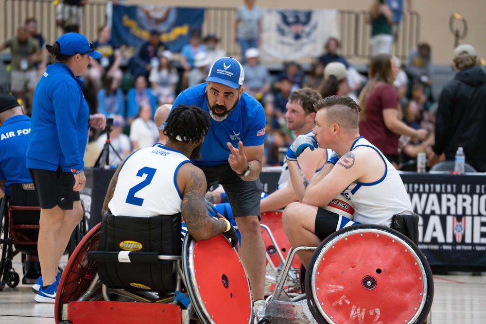 2024 Warrior Games | Wheelchair Rugby | Air Force | MSgt Andres Rodriguez (ret)