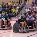 Athletes compete in wheelchair rugby at the 2024 DoD Warrior Games