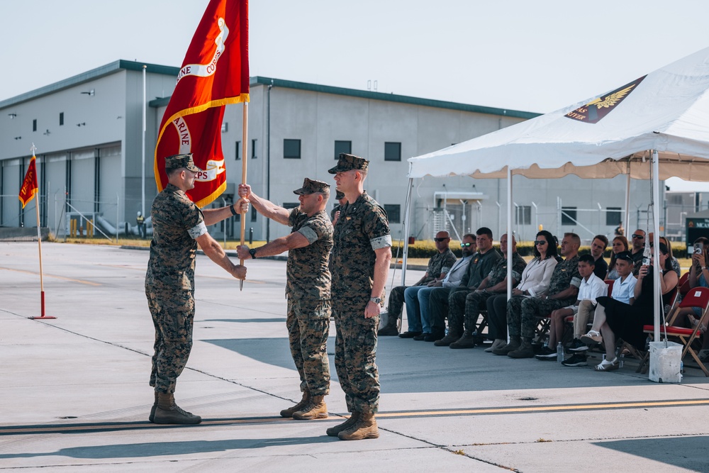 H&amp;HS MCAS New River Change of Command Ceremony 2024