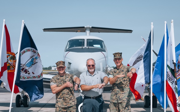 H&amp;HS MCAS New River Change of Command Ceremony 2024
