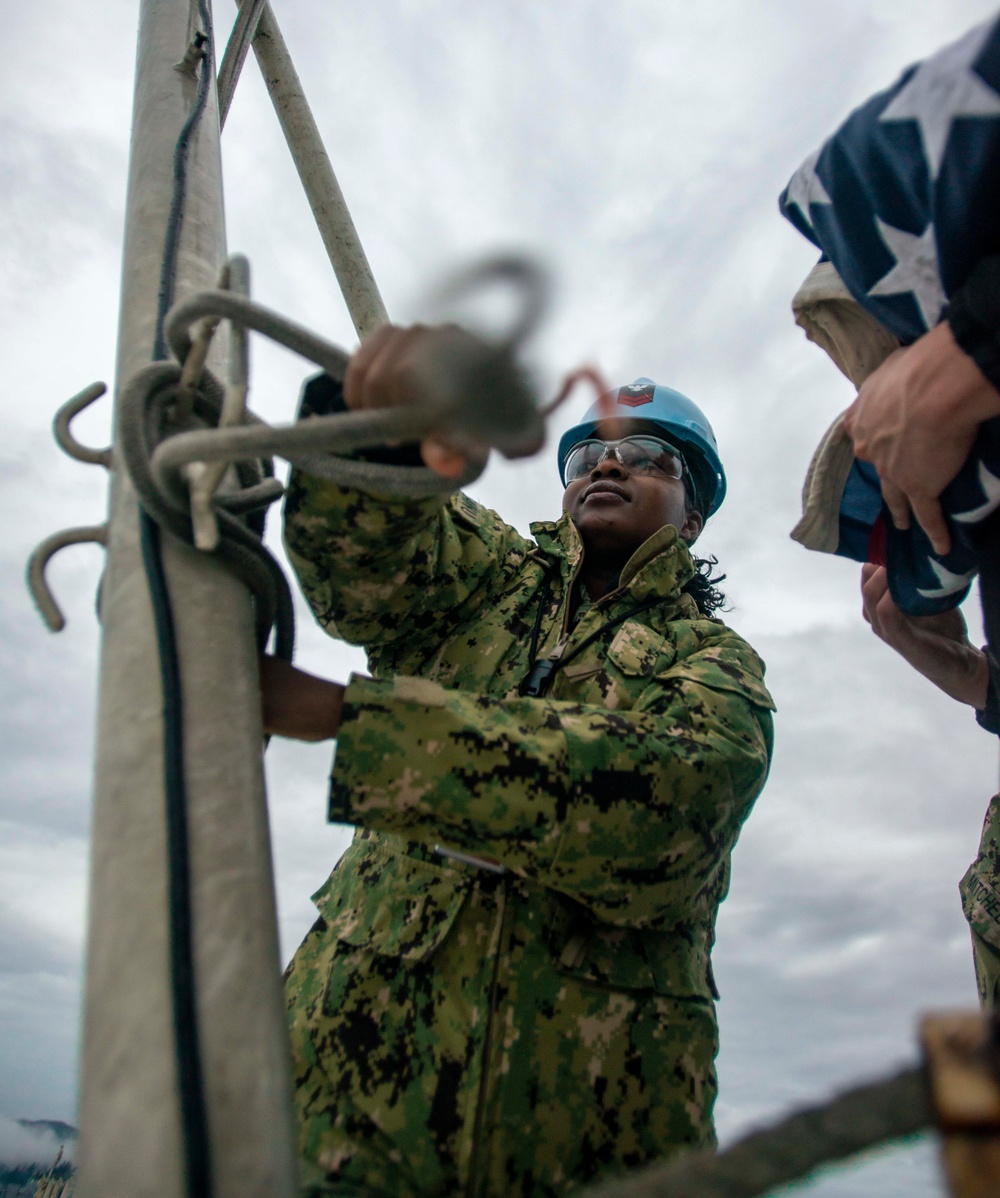 Sailors Shift Colors