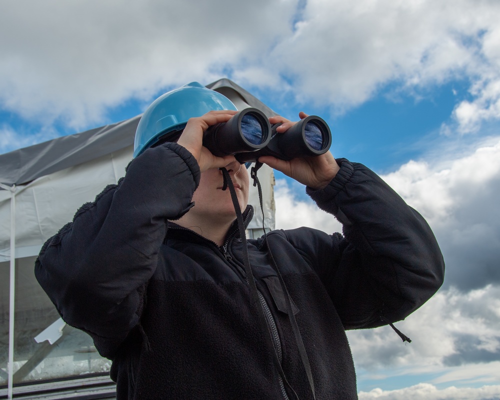 Sailor Stands Watch