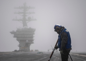 Sailor Cleans Pad Eye