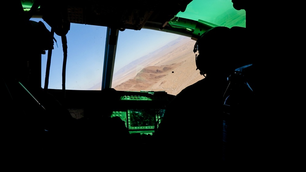 UH-1Y Huey close air support drills