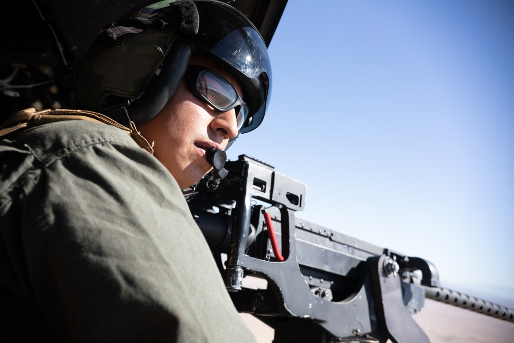 UH-1Y Huey close air support drills