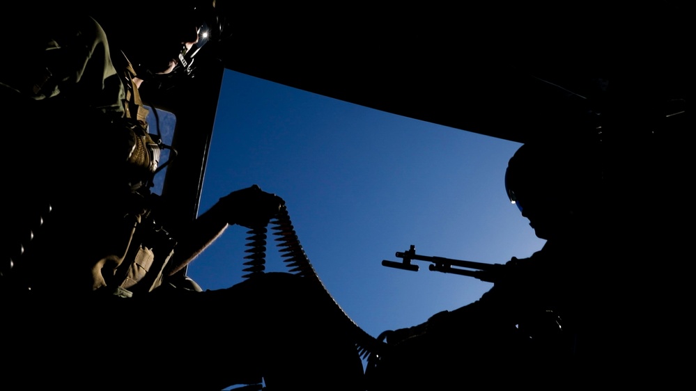 UH-1Y Huey close air support drills