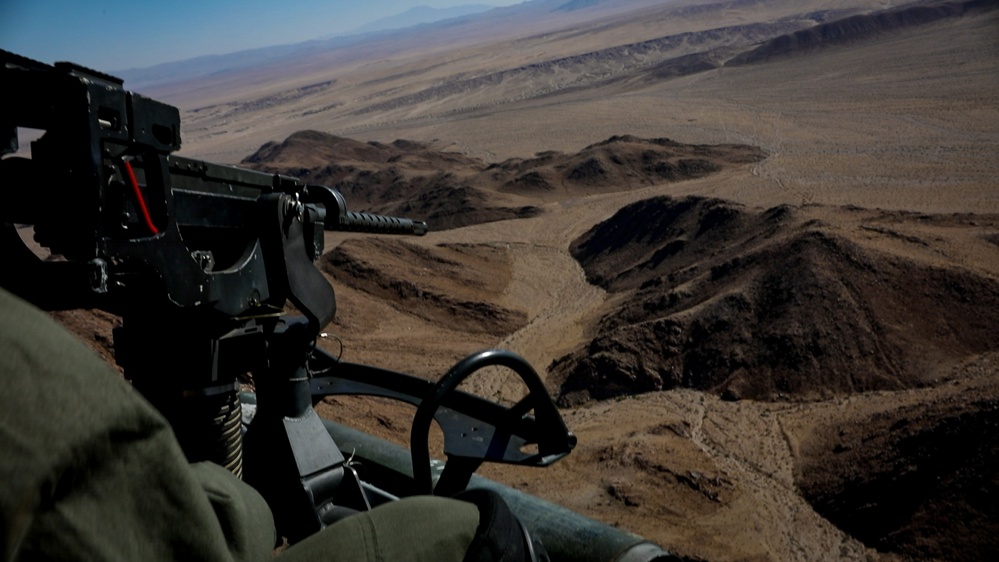 UH-1Y Huey close air support drills