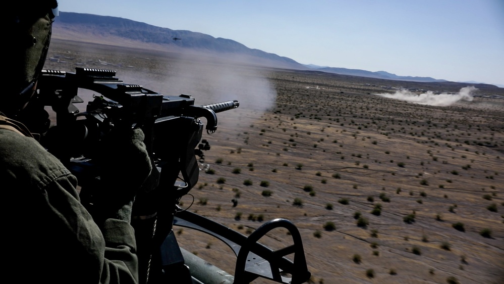 UH-1Y Huey close air support drills