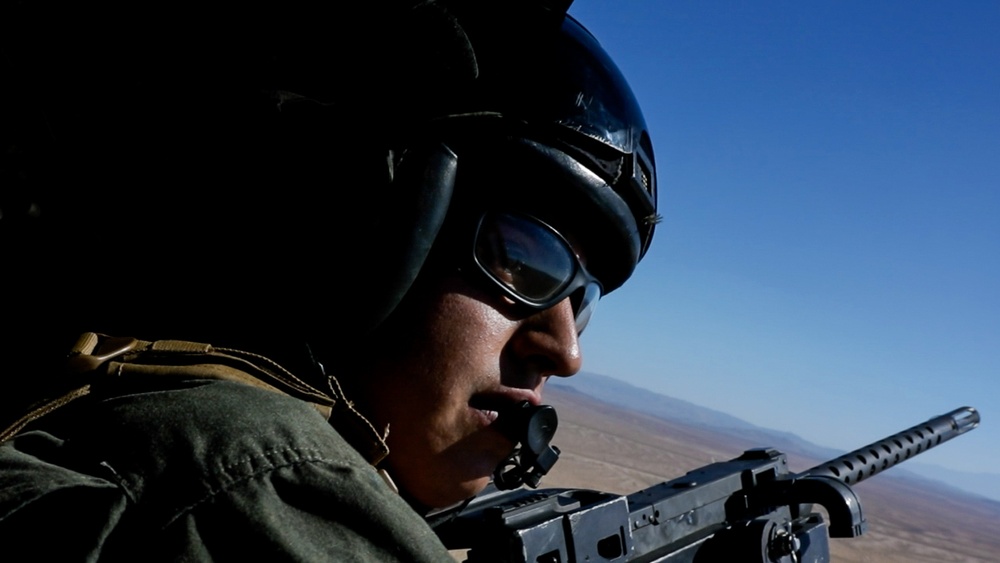 UH-1Y Huey close air support drills