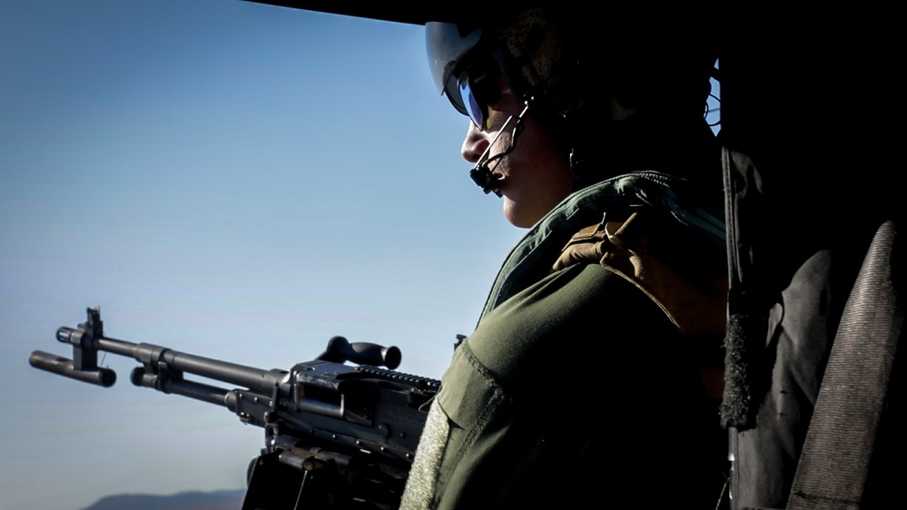 UH-1Y Huey close air support drills