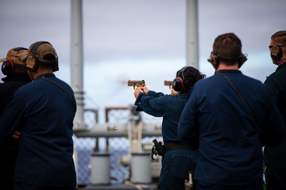 USS Fitzgerald Live-fire Exercise