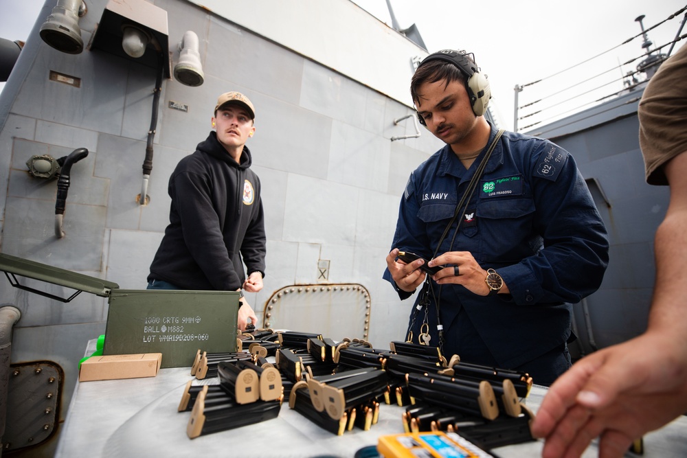 USS Fitzgerald Live-fire Exercise