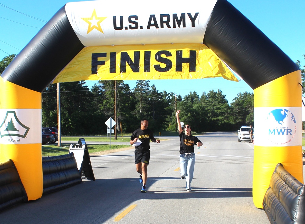 Commander’s 5k/2-Mile Run/Walk held during 2024 Fort McCoy Army Birthday Celebration