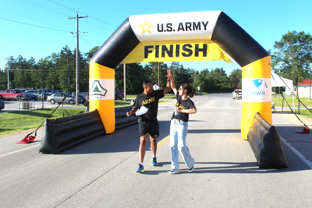 Commander’s 5k/2-Mile Run/Walk held during 2024 Fort McCoy Army Birthday Celebration