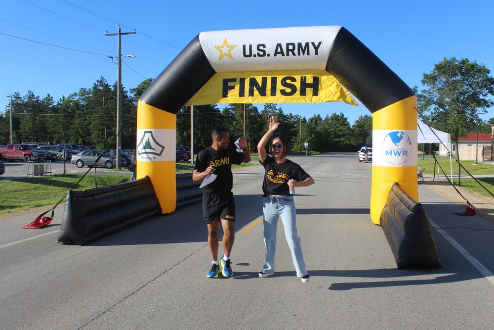 Commander’s 5k/2-Mile Run/Walk held during 2024 Fort McCoy Army Birthday Celebration