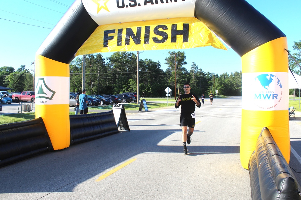 Commander’s 5k/2-Mile Run/Walk held during 2024 Fort McCoy Army Birthday Celebration