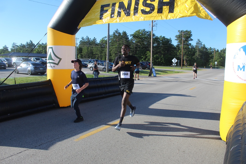 Commander’s 5k/2-Mile Run/Walk held during 2024 Fort McCoy Army Birthday Celebration