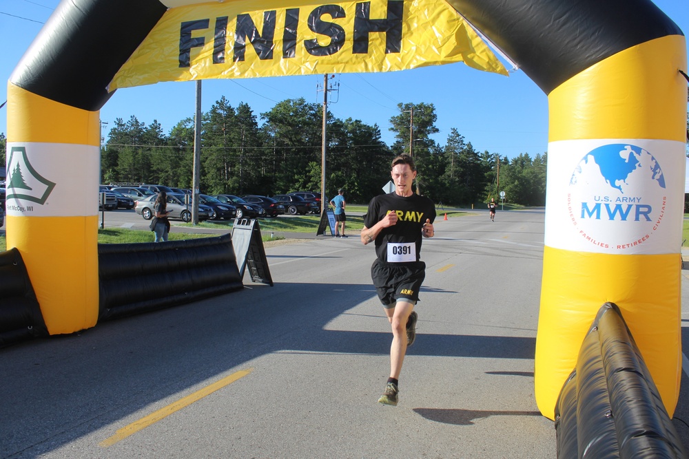 Commander’s 5k/2-Mile Run/Walk held during 2024 Fort McCoy Army Birthday Celebration