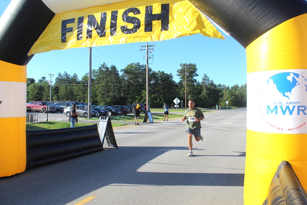 Commander’s 5k/2-Mile Run/Walk held during 2024 Fort McCoy Army Birthday Celebration