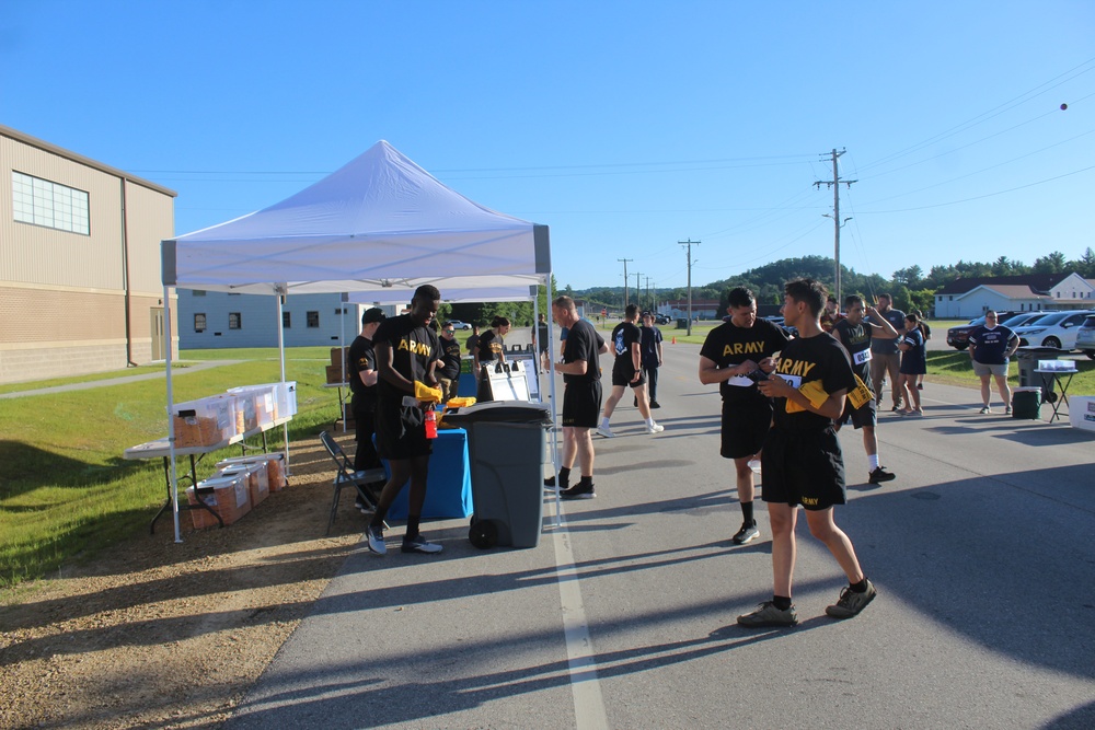 Commander’s 5k/2-Mile Run/Walk held during 2024 Fort McCoy Army Birthday Celebration